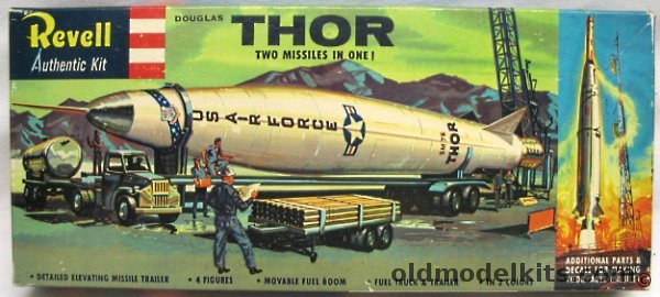 Revell 1/110 Douglas Thor / Thor-Able Missile - with Truck and Trailer - 'S' Issue, H1823-129 plastic model kit